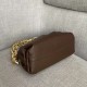 Bottega Veneta The Chain Pouch In Fondente Calfskin