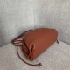 Bottega Veneta Pouch Mini Bag In Rust Calfskin