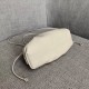 Bottega Veneta Pouch Mini Bag In White Calfskin