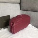 Bottega Veneta The Pouch Clutch In Amaranto Intrecciato Leather