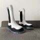 Bottega Veneta BV Tire Chelsea Boots In White Calfskin