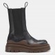 Bottega Veneta BV Tire Chelsea Boots with Brown Outsole