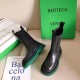 Bottega Veneta BV Tire Chelsea Boots with Green Outsole