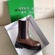 Bottega Veneta BV Lug Chelsea Boots In Brown Calfskin