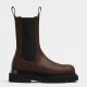 Bottega Veneta BV Lug Chelsea Boots In Brown Calfskin