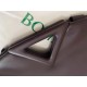 Bottega Veneta Medium Point Top Handle Bag In Grape Leather