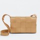 Bottega Veneta Cassett Bag In Beige Intrecciato Lambskin