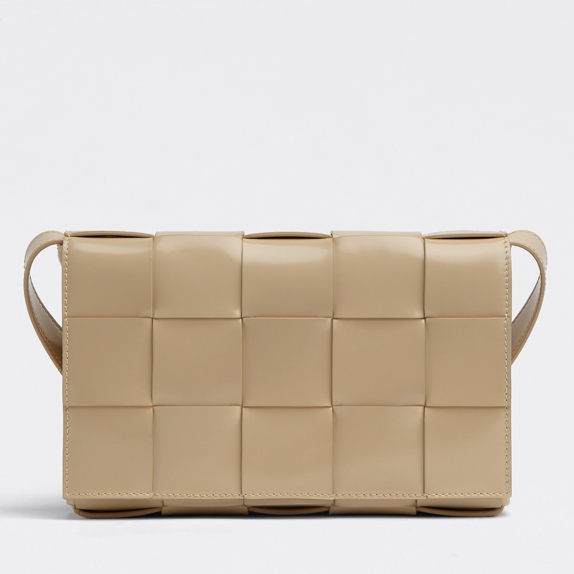 Bottega Veneta Cassett Bag In Porridge Intrecciato Lambskin