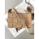 Bottega Veneta Cassett Bag In Porridge Intrecciato Lambskin