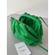 Bottega Veneta Mini Pouch In Green Calfskin