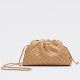 Bottega Veneta Mini Pouch In Beige Intrecciato Lambskin