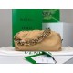 Bottega Veneta The Chain Pouch Bag In Beige Calfskin