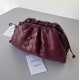 Bottega Veneta Mini Pouch In Grape Intrecciato Lambskin