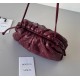 Bottega Veneta Mini Pouch In Grape Intrecciato Lambskin