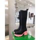 Bottega Veneta Flash Knee-high Boots with Pink Outsole