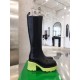 Bottega Veneta Flash Knee-high Boots with Yellow Outsole