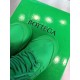 Bottega Veneta Puddle Bomber Ankle Boots In Green Fabric