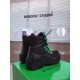 Bottega Veneta Puddle Bomber Ankle Boots In Black Fabric