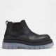 Bottega Veneta BV Tire Ankle Boots with Transparent Sole