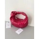 Bottega Veneta BV Jodie Mini Bag In Red Intrecciato Patent Leather