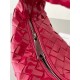 Bottega Veneta BV Jodie Mini Bag In Red Intrecciato Patent Leather