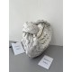 Bottega Veneta BV Jodie Mini Bag In White Intrecciato Patent Leather