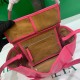 Bottega Veneta Mini Arco Bag In Pink Intrecciato Leather