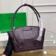 Bottega Veneta Arco Small Bag In Grape Intrecciato Calfskin