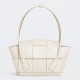 Bottega Veneta Arco Small Bag In White Intrecciato Calfskin