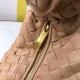 Bottega Veneta BV Jodie Small Bag In Beige Intrecciato Leather