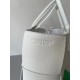 Bottega Veneta Arco Small Tote In White Grained Leather