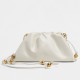 Bottega Veneta Mini Pouch In White Patent Leather