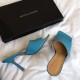 Bottega Veneta Stretch Mules 90mm In Blue Lambskin