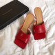 Bottega Veneta Stretch Mules 90mm In Red Lambskin