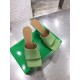 Bottega Veneta Stretch Mules 90mm In Pistachio Lambskin