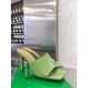 Bottega Veneta Stretch Mules 90mm In Pistachio Lambskin