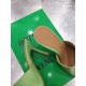 Bottega Veneta Stretch Mules 90mm In Pistachio Lambskin