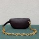 Bottega Veneta The Belt Chain Pouch In Grape Nappa Leather