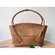 Bottega Veneta Arco Medium Bag In Caramel Grained Leather