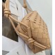 Bottega Veneta Mini Loop Bag In Beige Intrecciato Lambskin