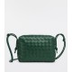 Bottega Veneta Small Loop Bag In Raintree Intrecciato Lambskin