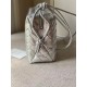 Bottega Veneta Small Loop Bag In Silver Intrecciato Lambskin