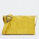 Bottega Veneta Cassett Bag In Yellow Wrinkled Calfskin