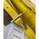 Bottega Veneta Cassett Bag In Yellow Wrinkled Calfskin