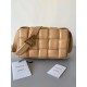 Bottega Veneta Padded Cassette Bag In Almond Lambskin