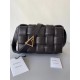 Bottega Veneta Padded Cassette Bag In Black Lambskin