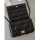 Bottega Veneta Padded Cassette Bag In Black Lambskin