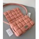 Bottega Veneta Padded Cassette Bag In Peachy Lambskin