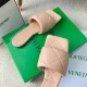 Bottega Veneta Rubber Lido Slides In Peachy Lambskin