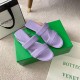 Bottega Veneta Band Slides In Lavender Lambskin